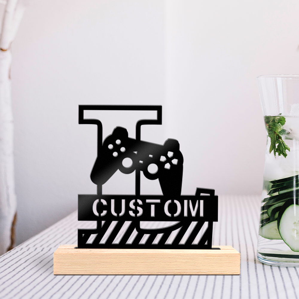 Desk Setup Decor - 1pc Metal Desktop Ornaments and Decorations