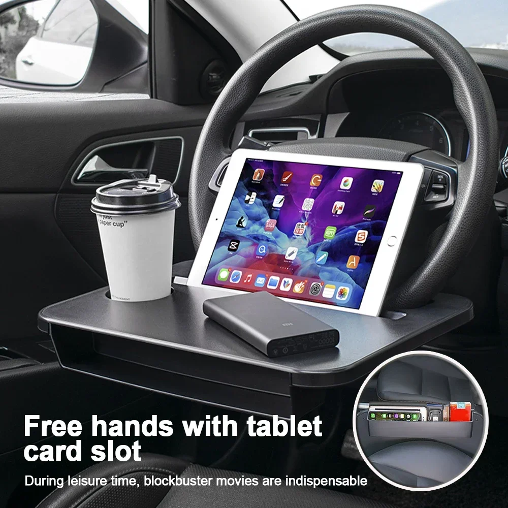 Desk Setup Table - Multi-used Car Tray Laptop Desk Pad