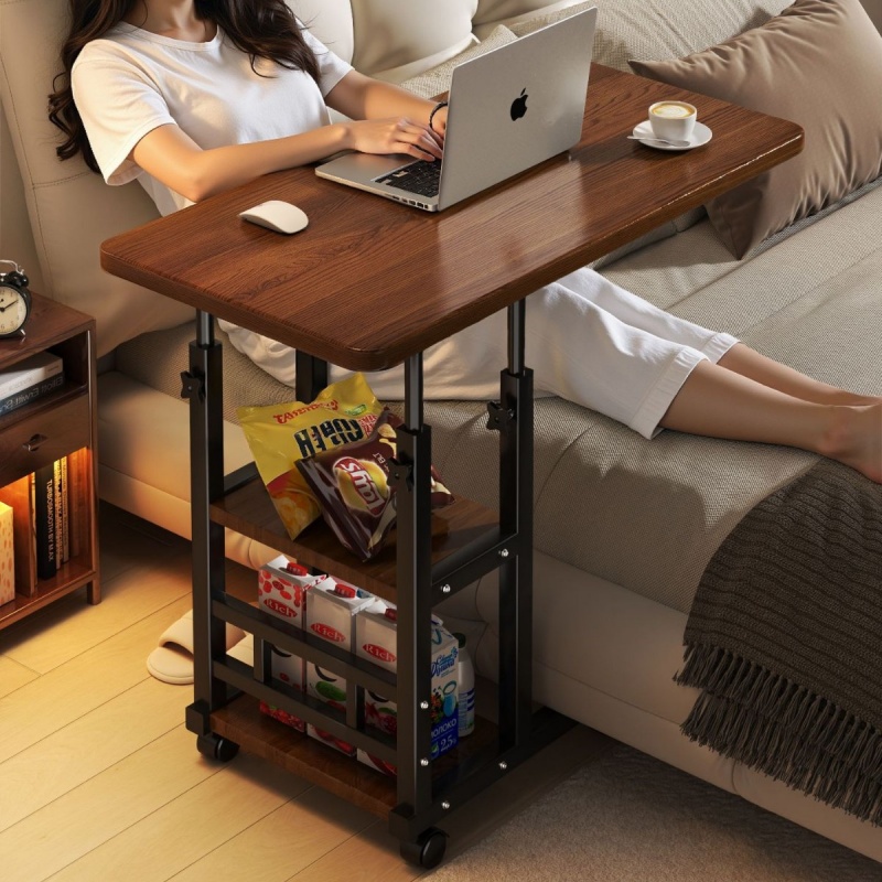 Desk Setup Notebook - Movable Lifting Bedside Table Bedside Small