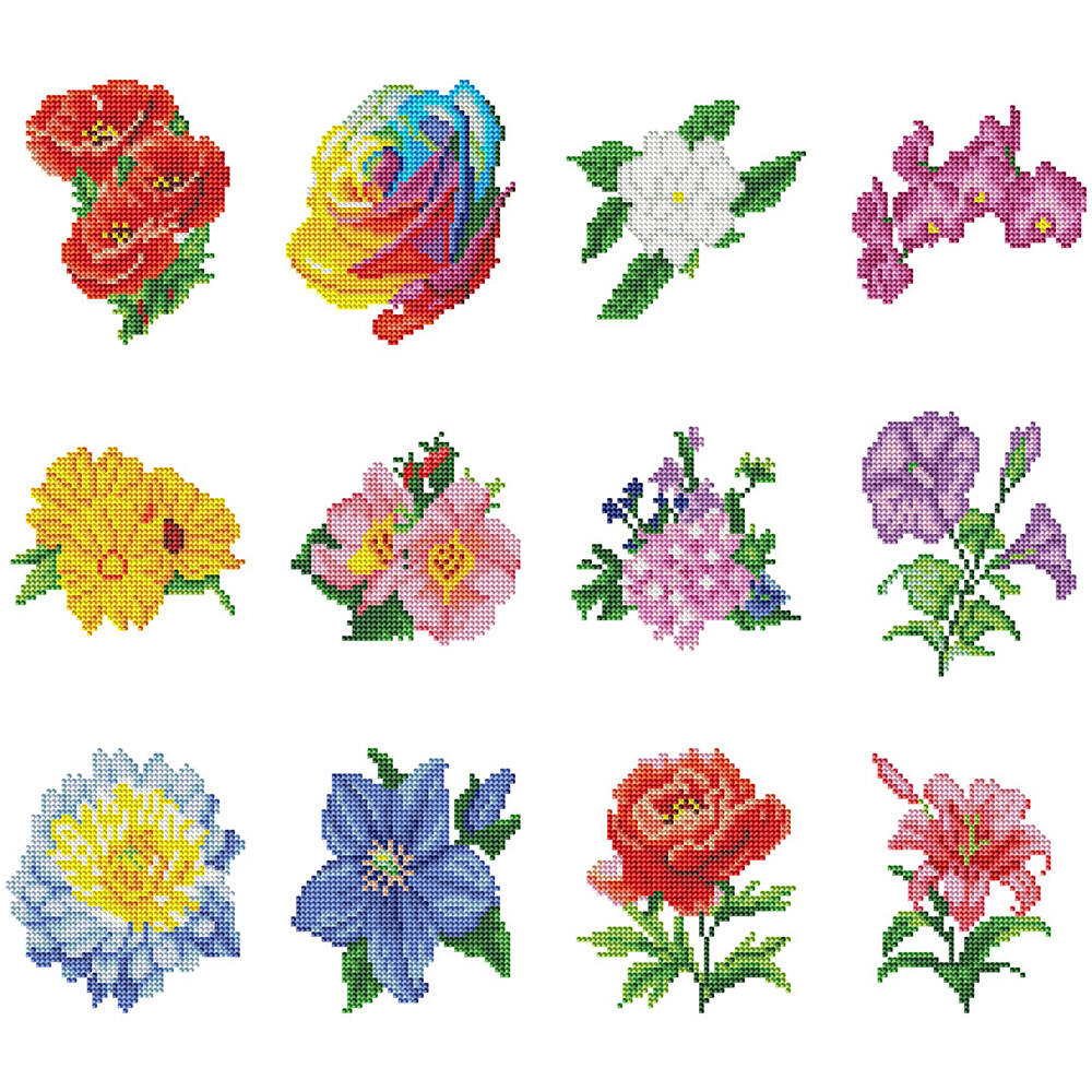 Desk Setup Diy - EverShine 12pcs MINI Diamond Painting Kit