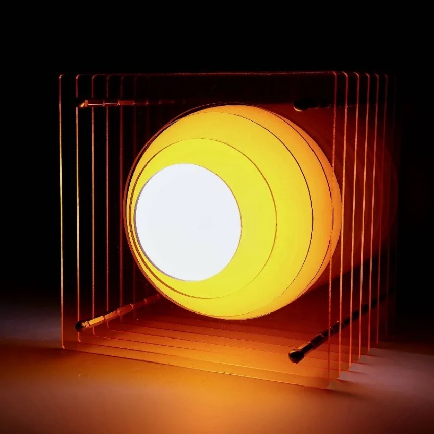 Desk Setup Decor - DIY Acrylic Thousand Layer Lamp Moon