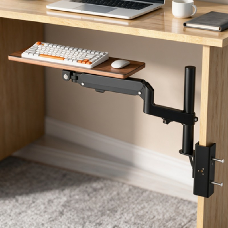 Desk Setup Diy - Save Space Under Desk Keyboard Tray