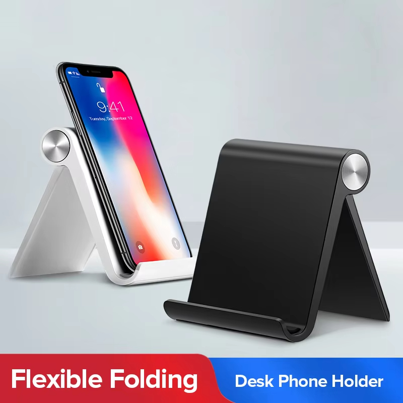 Desk Setup Table - Universal Foldable Desk Phone Holder Portable
