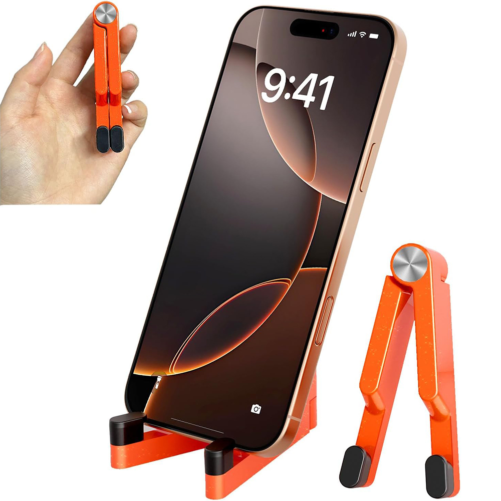 Desk Setup Table - Foldable Aluminum Cell Phone Stand -