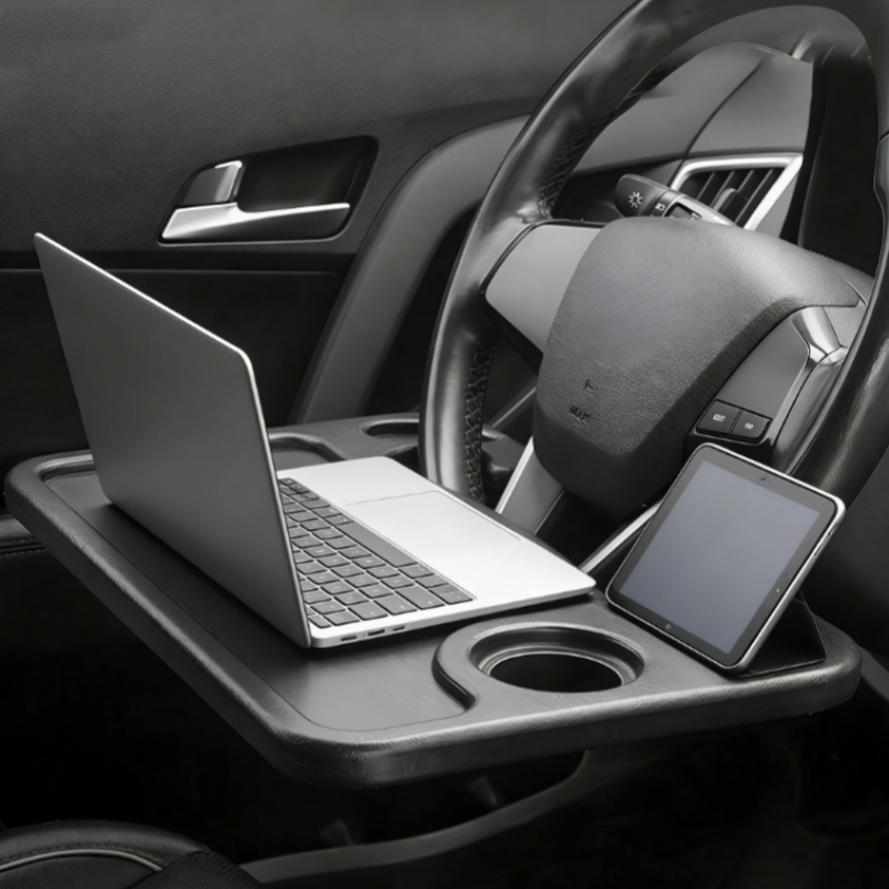 Desk Setup Notebook - Car Steering Wheel Table Universal Steering