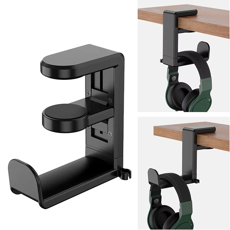Headphone Hook Under - Universal Gaming Headphone Stand Headset Hook