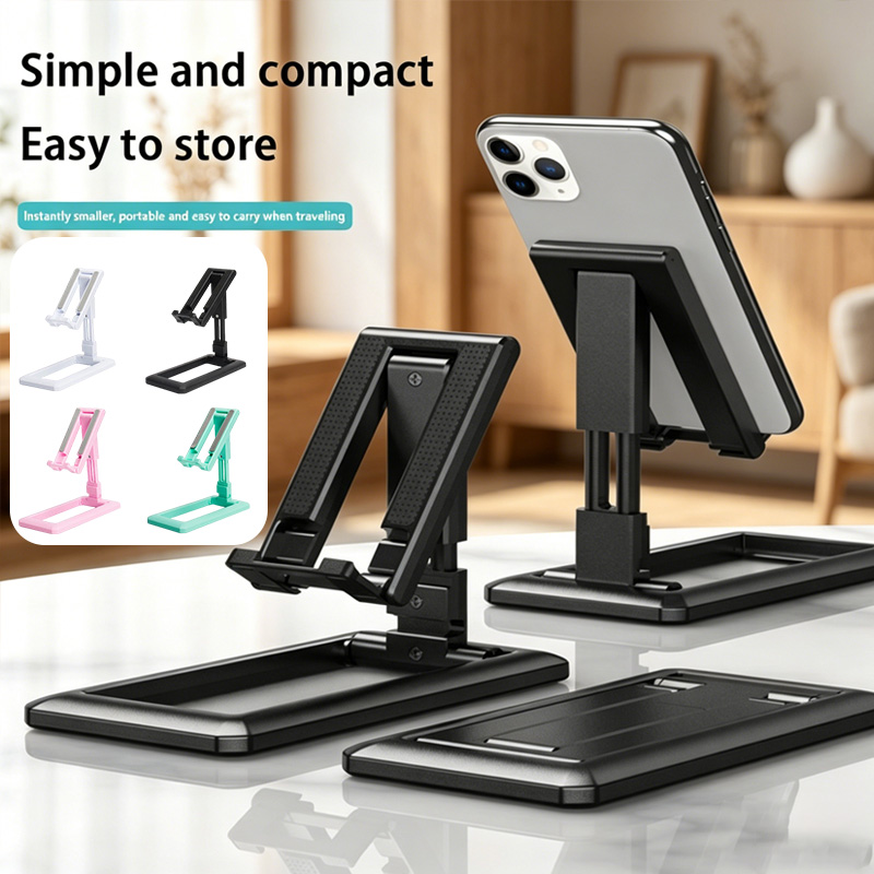 Desk Setup Table - Foldable Tablet Mobile Phone Desktop Phone