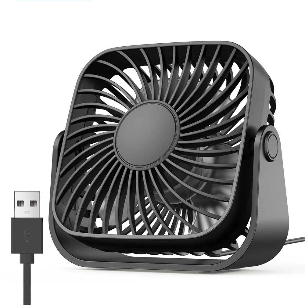 Desk Setup Home - 4Inch USB Mini Portable Fan for