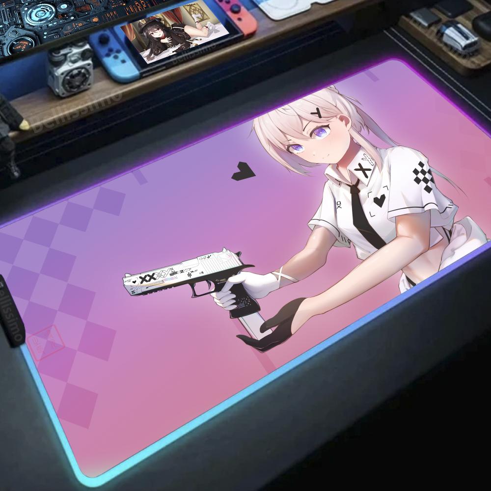 Desk Setup Diy - Girl with a gun Anime DIY