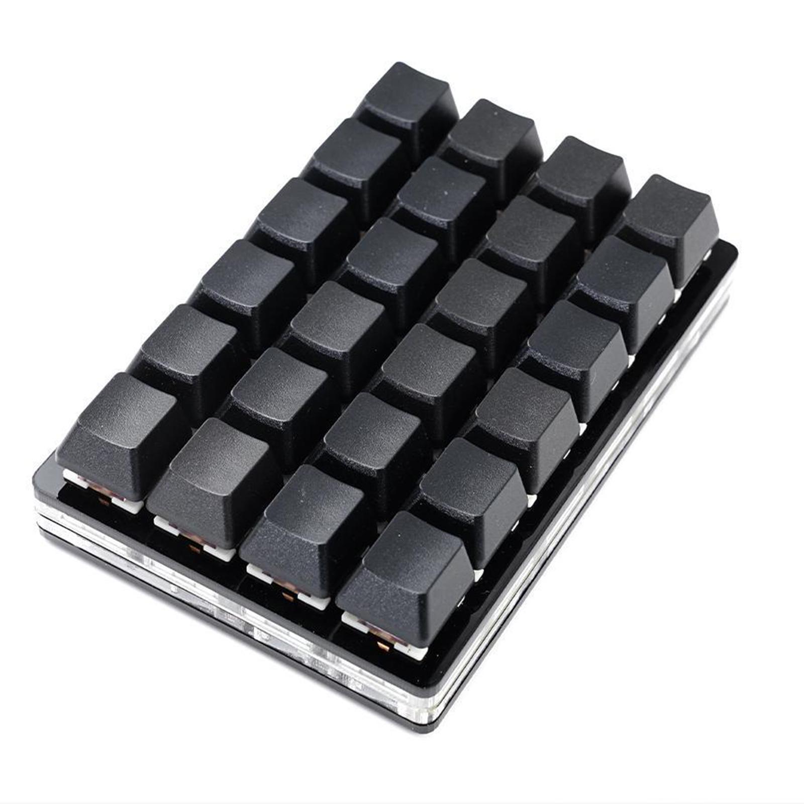 Desk Setup Programmer - Mini Màu Đen 24 Phím Bàn