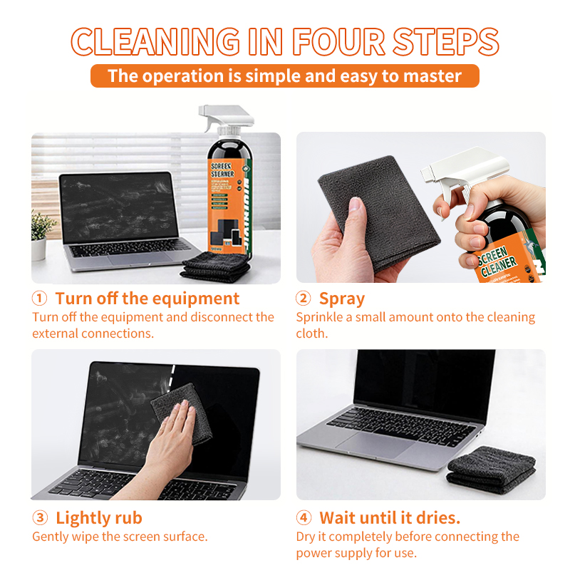 Screen Cleaning Spray Kit with - đánh giá và giá Monitor Cleaning Kit