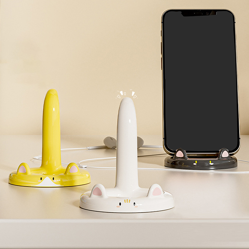 Cute And Sweet Cartoon Cat Mob - đánh giá và giá Desk Setup Decor