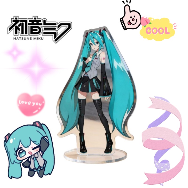 Hatsune Miku 10cm Acrylic Stan - đánh giá và giá Desk Setup Decor