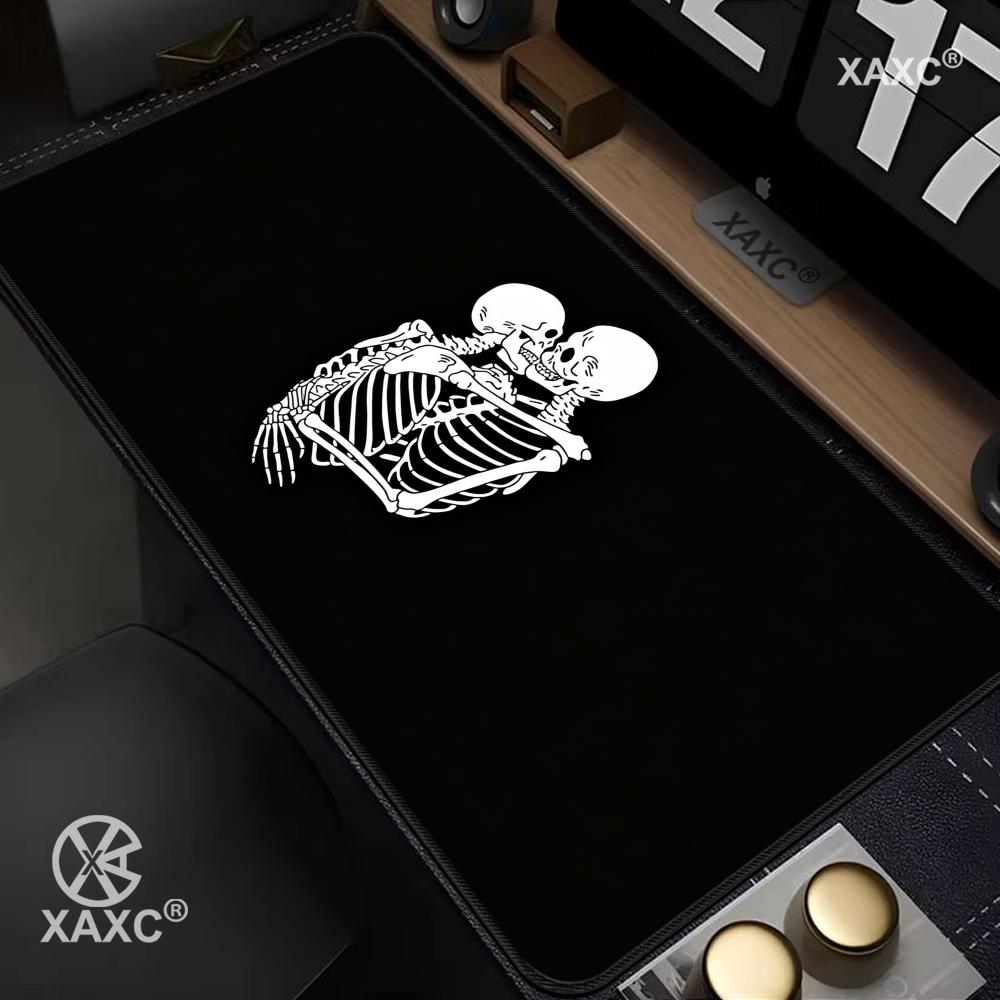 Skull Mouse Pad Dark Ink Desk  - đánh giá và giá Desk Setup Dark