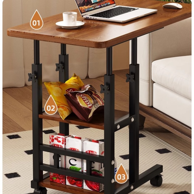 Movable Lifting Bedside Table  - đánh giá và giá Desk Setup Notebook