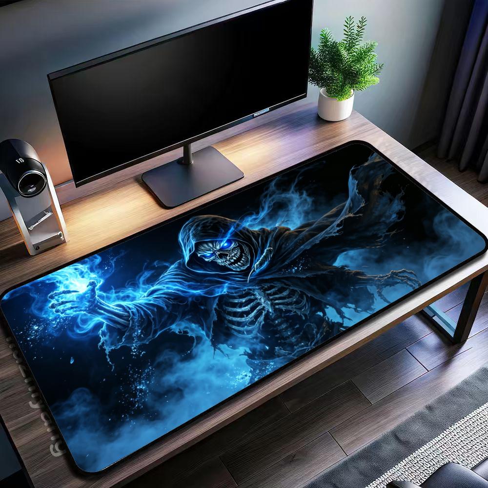 Mysterious Blue Lightning Ghos - đánh giá và giá Desk Setup Dark