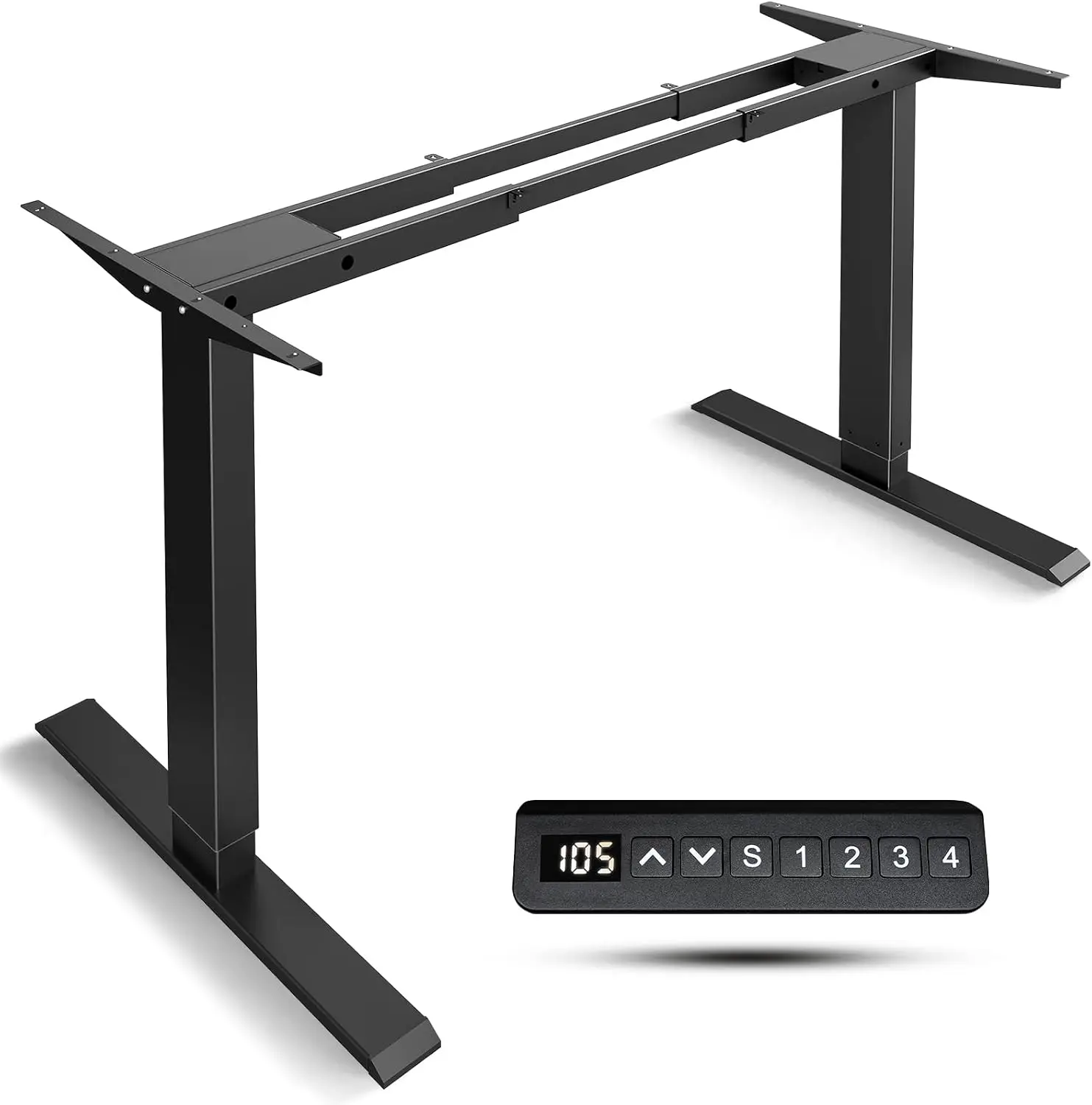 Dual Motor Standing Desk Frame - đánh giá và giá Desk Setup Height