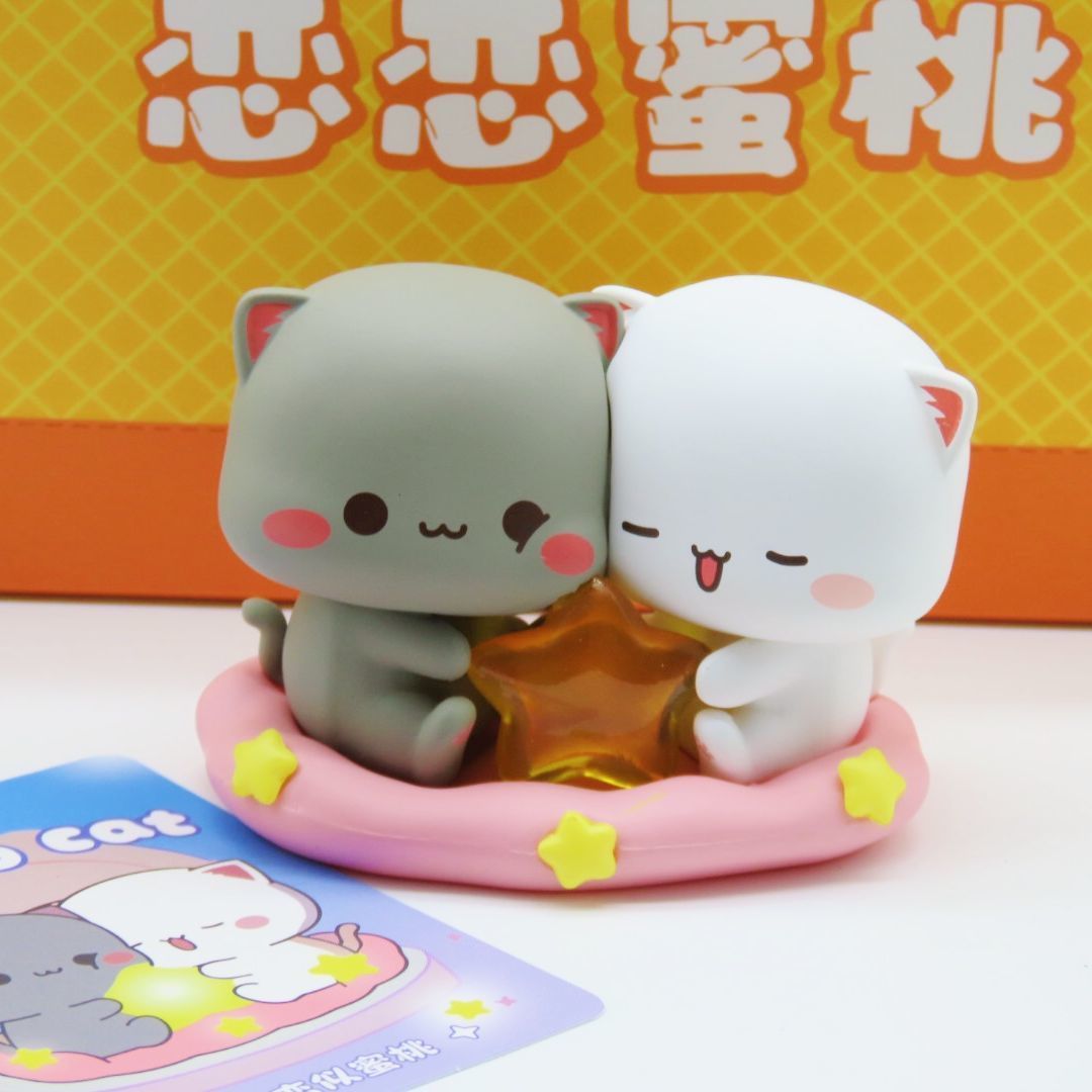 Kawaii Mitao Cat 4 Fourth Gene - đánh giá và giá Desk Setup Kawaii