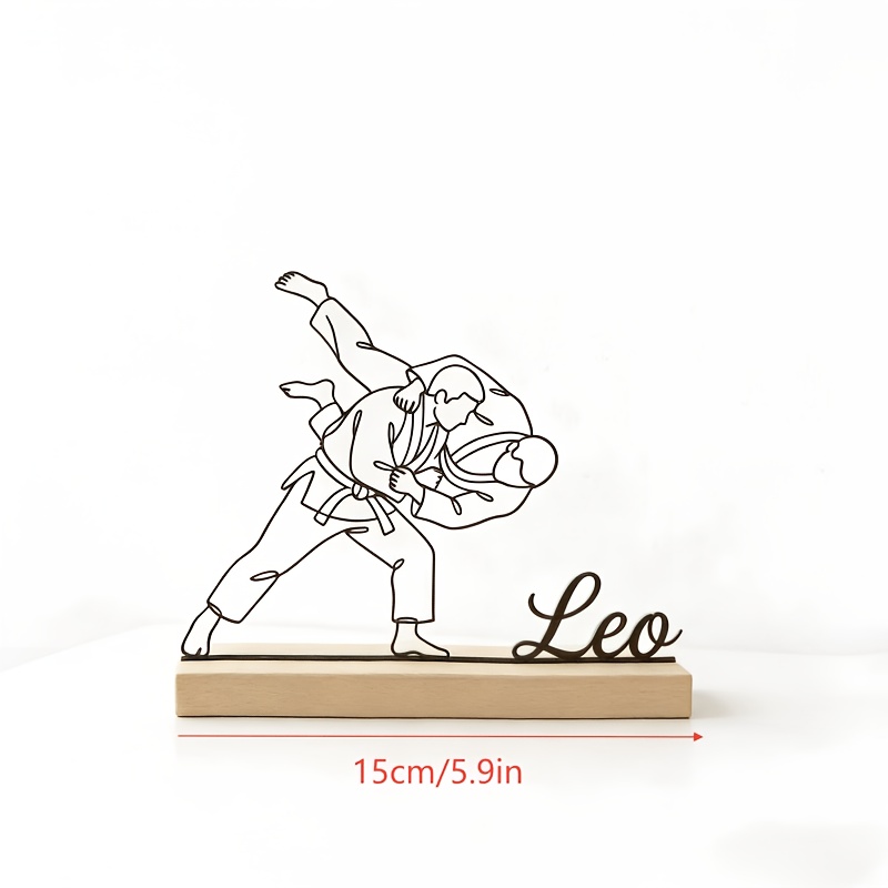 Custom Engraved Judo Martial A - đánh giá và giá Desk Setup Decor