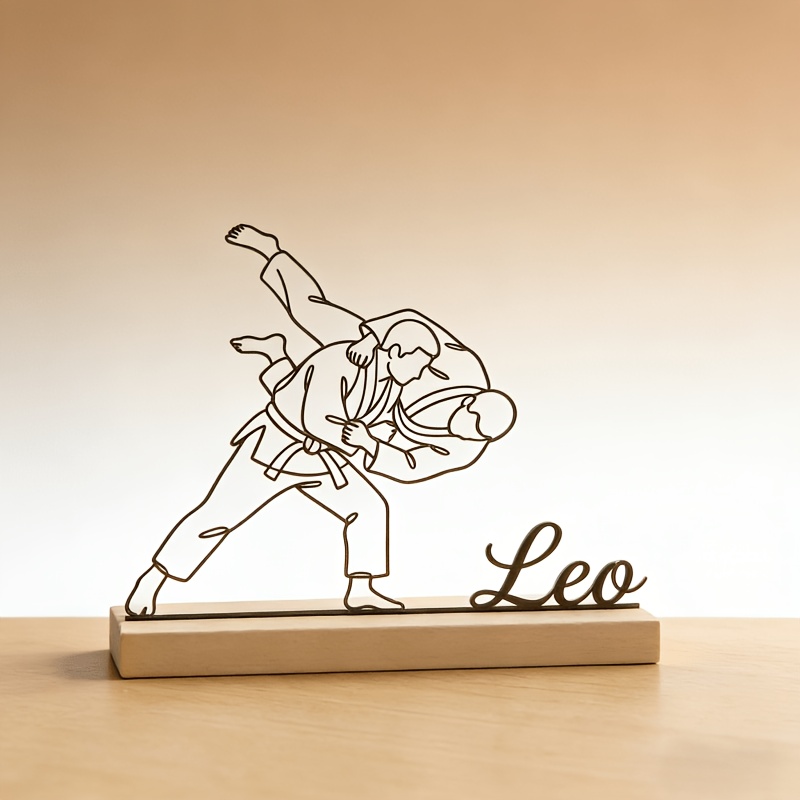 Custom Engraved Judo Martial A - đánh giá và giá Desk Setup Decor