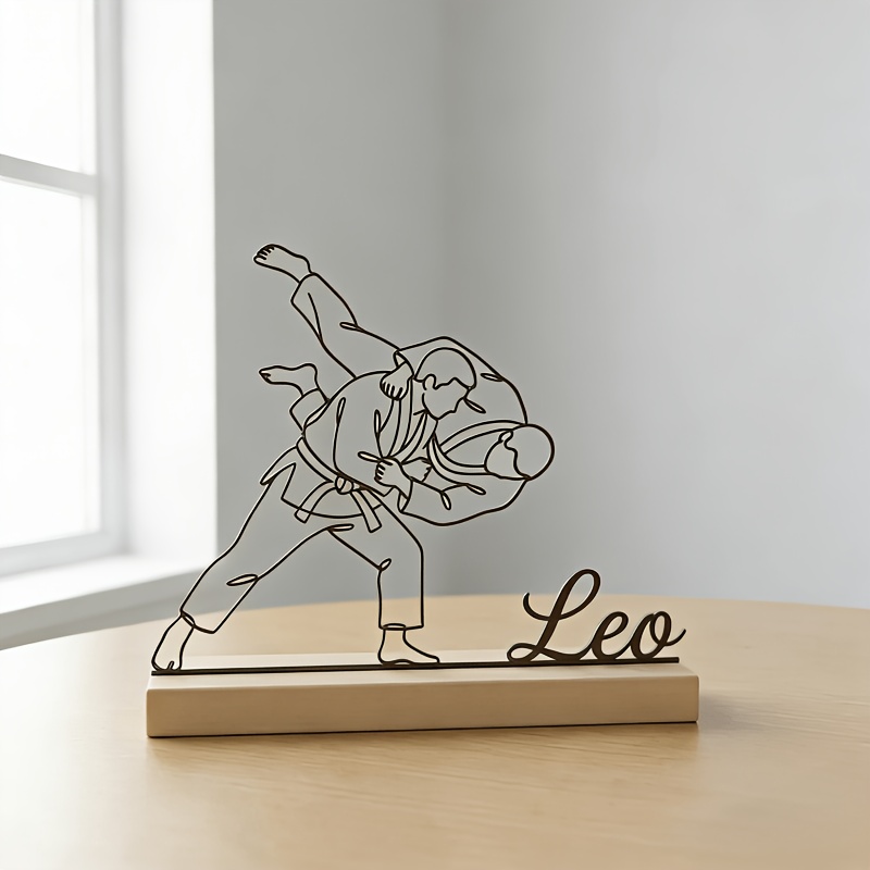 Custom Engraved Judo Martial A - đánh giá và giá Desk Setup Decor