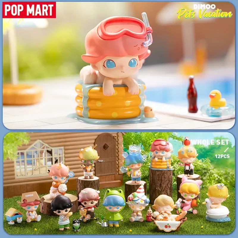 Popmart Dimoo Pet Vacation Ser - đánh giá và giá Desk Setup Kawaii