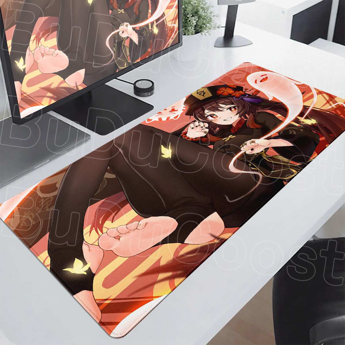 Genshin Impact Hu Tao Mouse Pa - đánh giá và giá Desk Setup Anime
