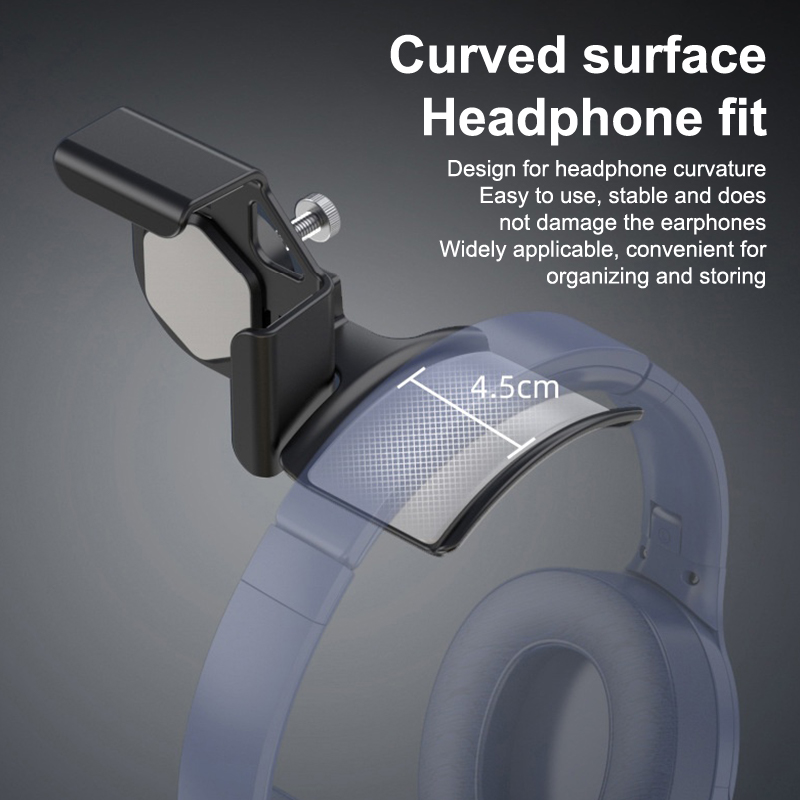 New Headphone Holder PC Monito - đánh giá và giá Headphone Hook Under