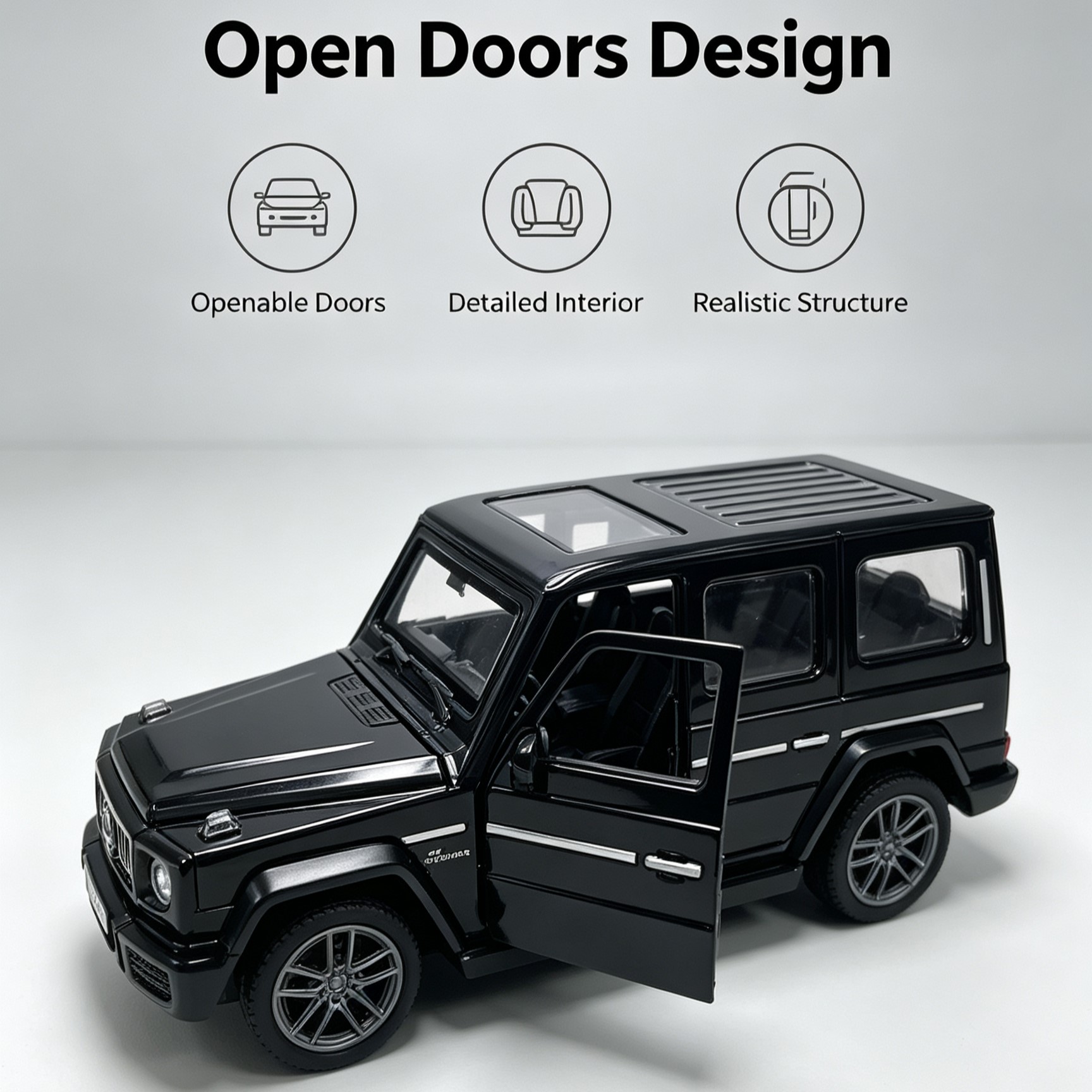 G63 G-Class 1:36 Alloy Off-Roa - đánh giá và giá Desk Setup Decor