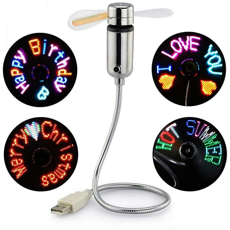 Sáng Tạo Quạt USB đèn LED USB  - đánh giá và giá Desk Setup Programmer