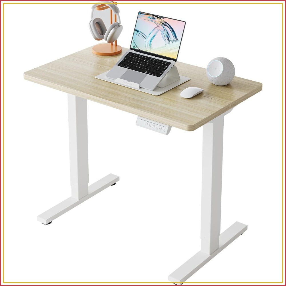 Small Electric Standing Desk A - đánh giá và giá Desk Setup Height