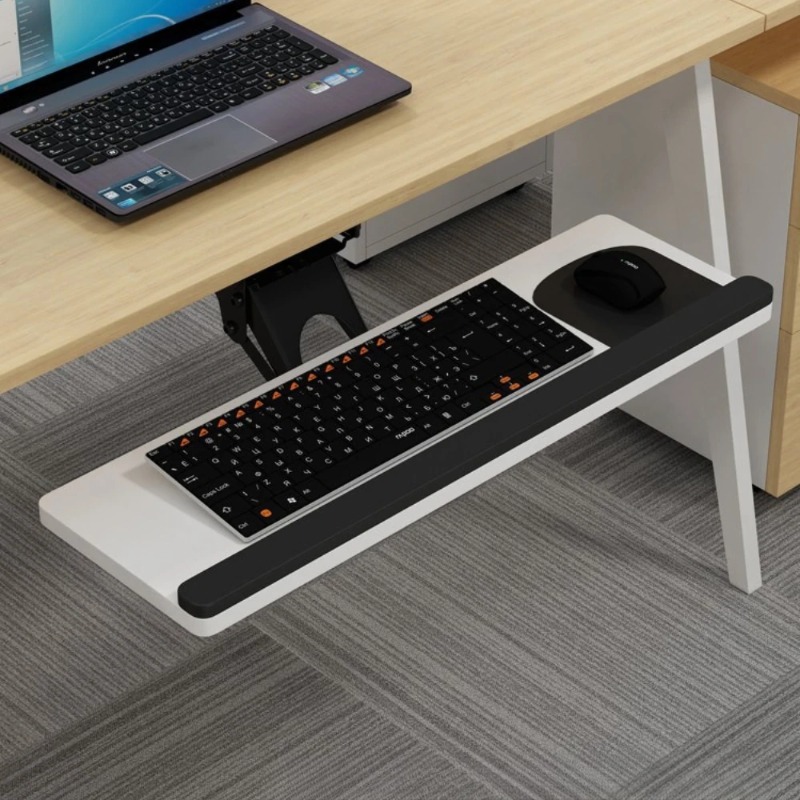 Keyboard Tray Under Desk Slidi - đánh giá và giá Desk Setup Home