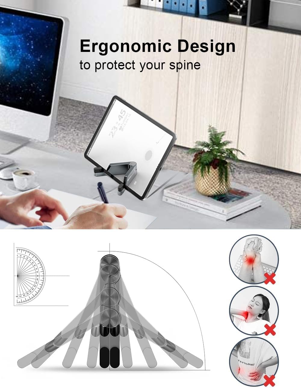 Foldable Aluminum Cell Phone S - đánh giá và giá Desk Setup Table