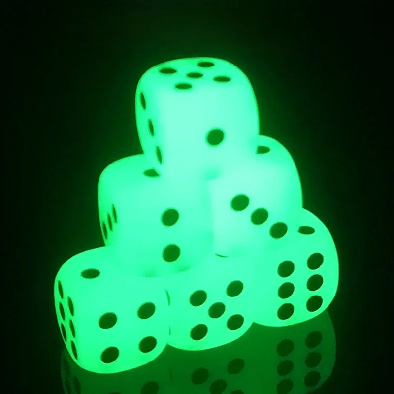 6-36Pcs 14mm Luminous Dice 6 S - đánh giá và giá Desk Setup Dark