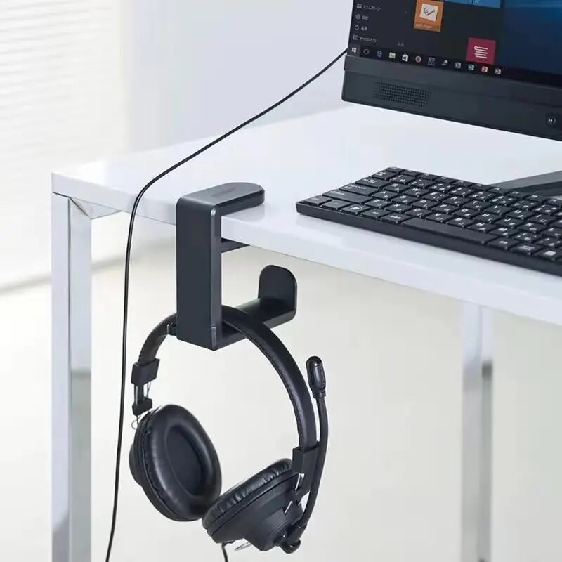 No Punch Table Clip Hook Earph - đánh giá và giá Headphone Hook Under