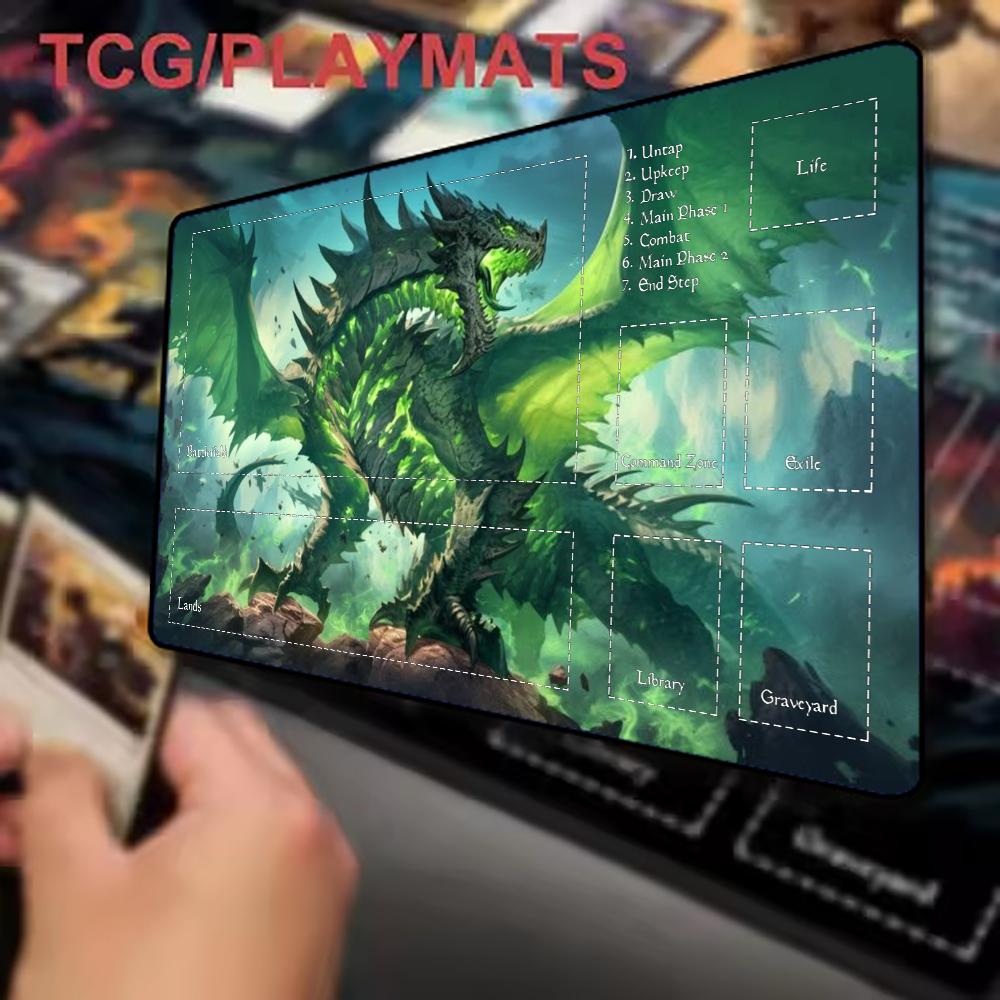 Dark Purple Phoenix Playmat TC - đánh giá và giá Desk Setup Dark