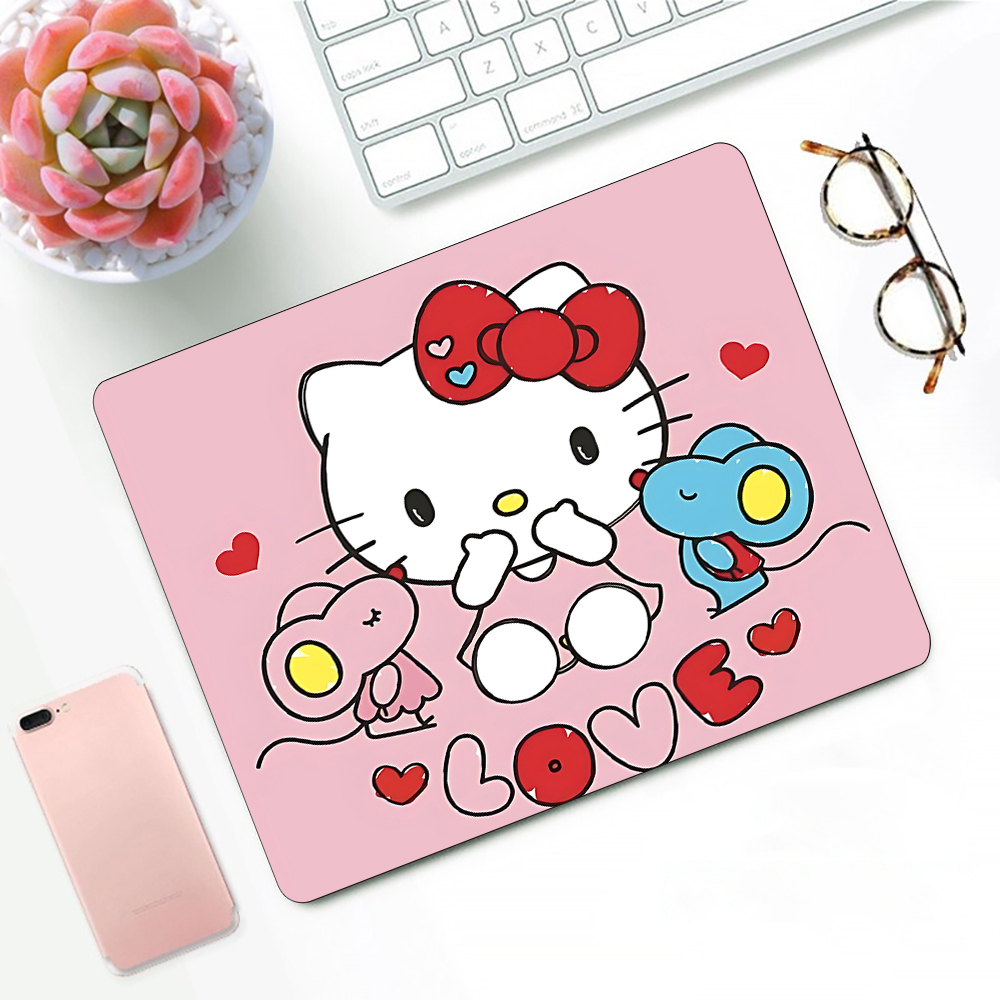 Cute pink anime Hello Kitty Ga - đánh giá và giá Desk Setup Anime