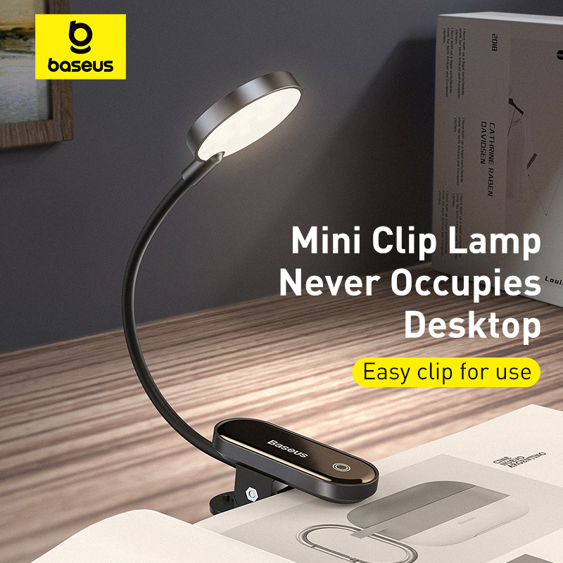 Baseus Portable Desk Lamp LED  - đánh giá và giá Desk Setup Notebook