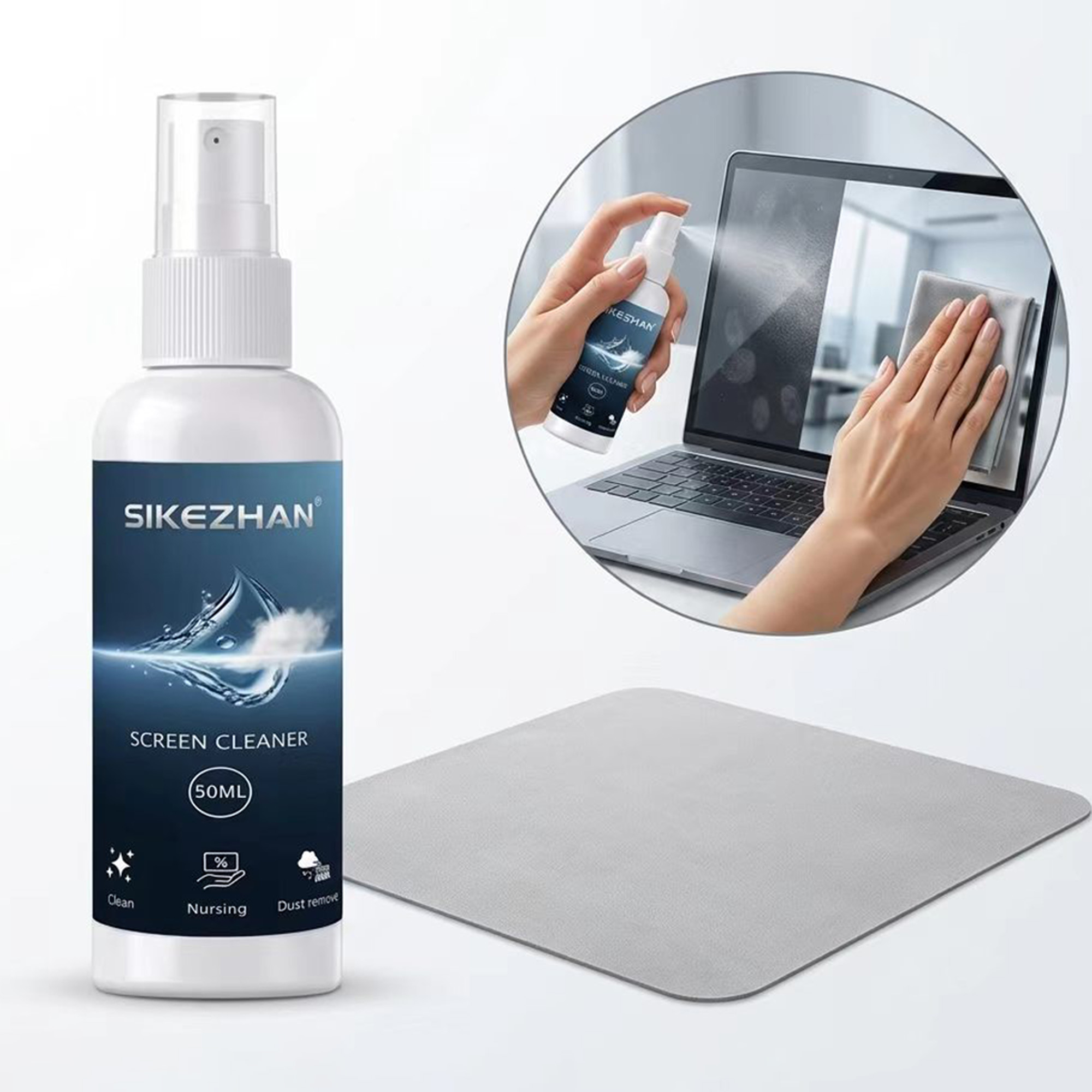 SIKEZHAN Screen Cleaner Spray  - đánh giá và giá Monitor Cleaning Kit