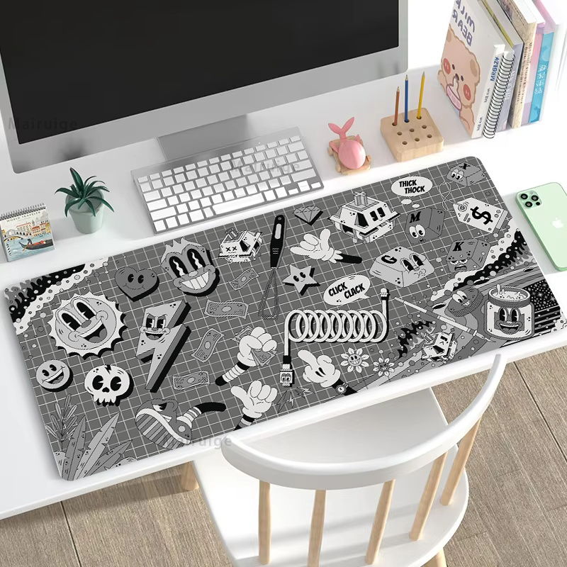 Graffiti Mausepad Office Rug D - đánh giá và giá Desk Setup Diy