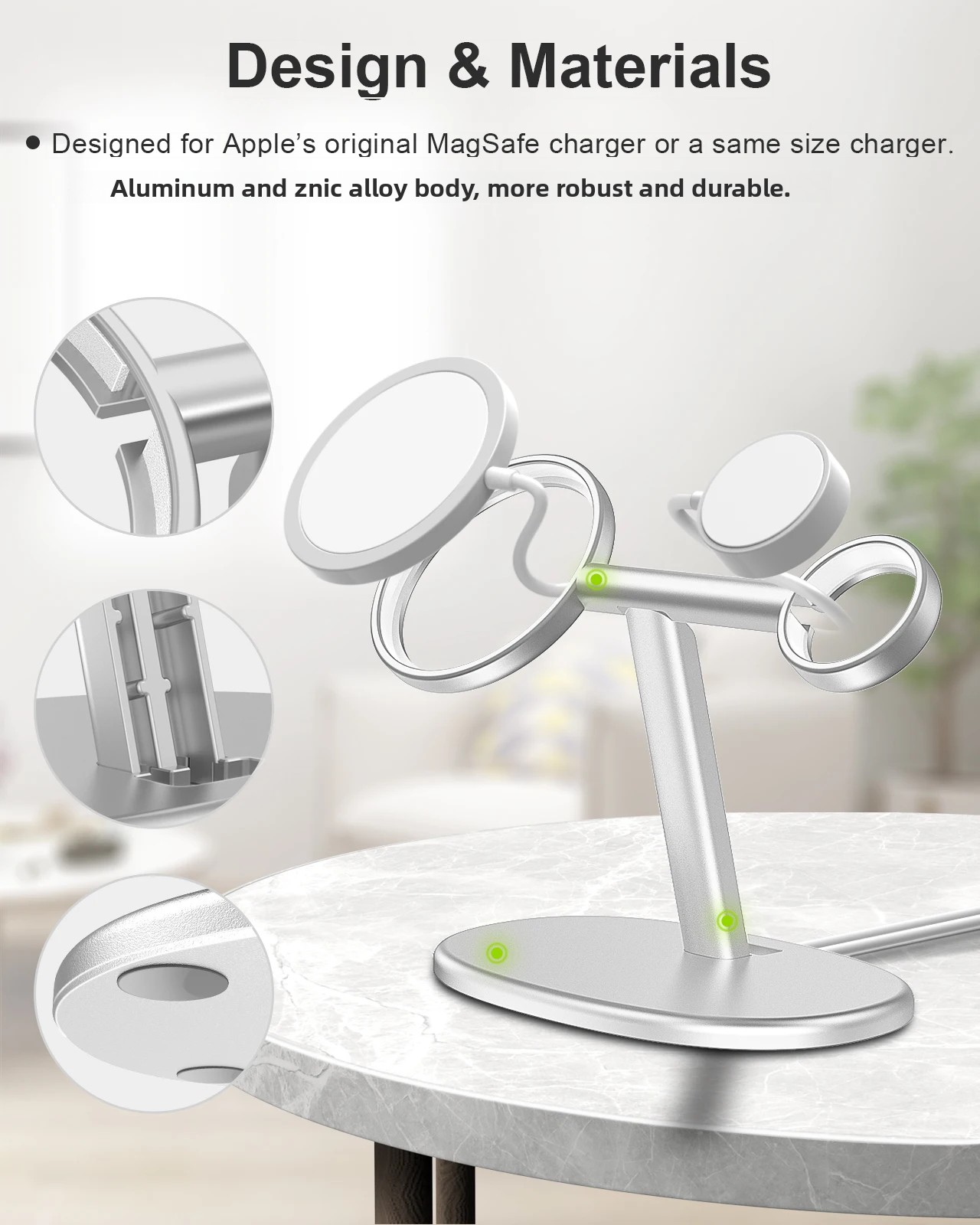 EWA 2-in-1 Desktop Phone Stand - đánh giá và giá Desk Setup Table