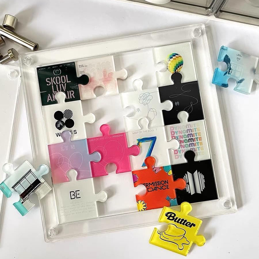 Custom Acrylic Puzzle Display  - đánh giá và giá Desk Setup Home