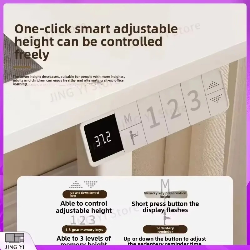 Electric Height Adjustable Sta - đánh giá và giá Desk Setup Height