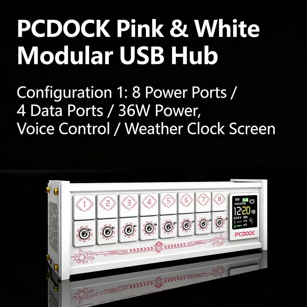 PCDOCK Block USB Desktop Power - đánh giá và giá Desk Setup Designer