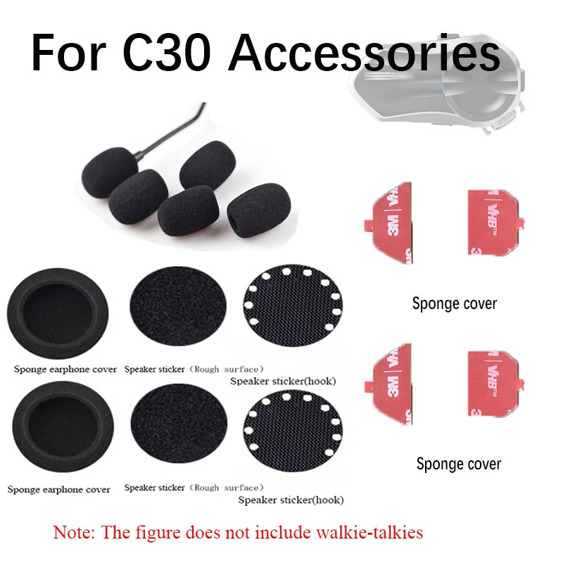 For SENA C30 Bluetooth helmet  - đánh giá và giá Headphone Hook Under
