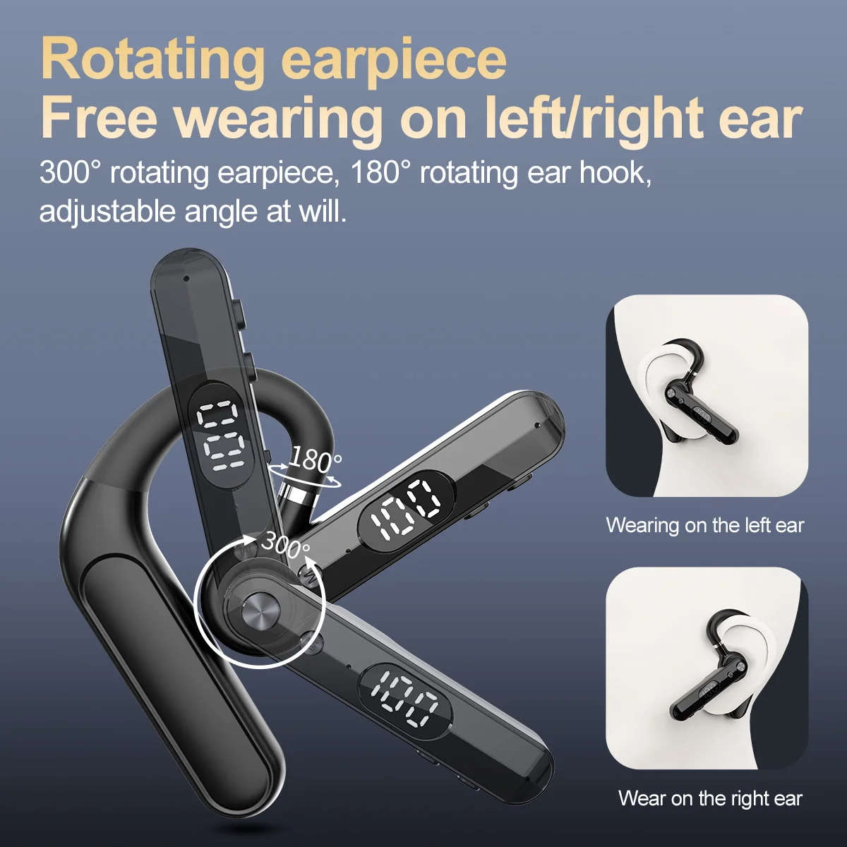 Wireless Bluetooth Headphones  - đánh giá và giá Headphone Hook Under