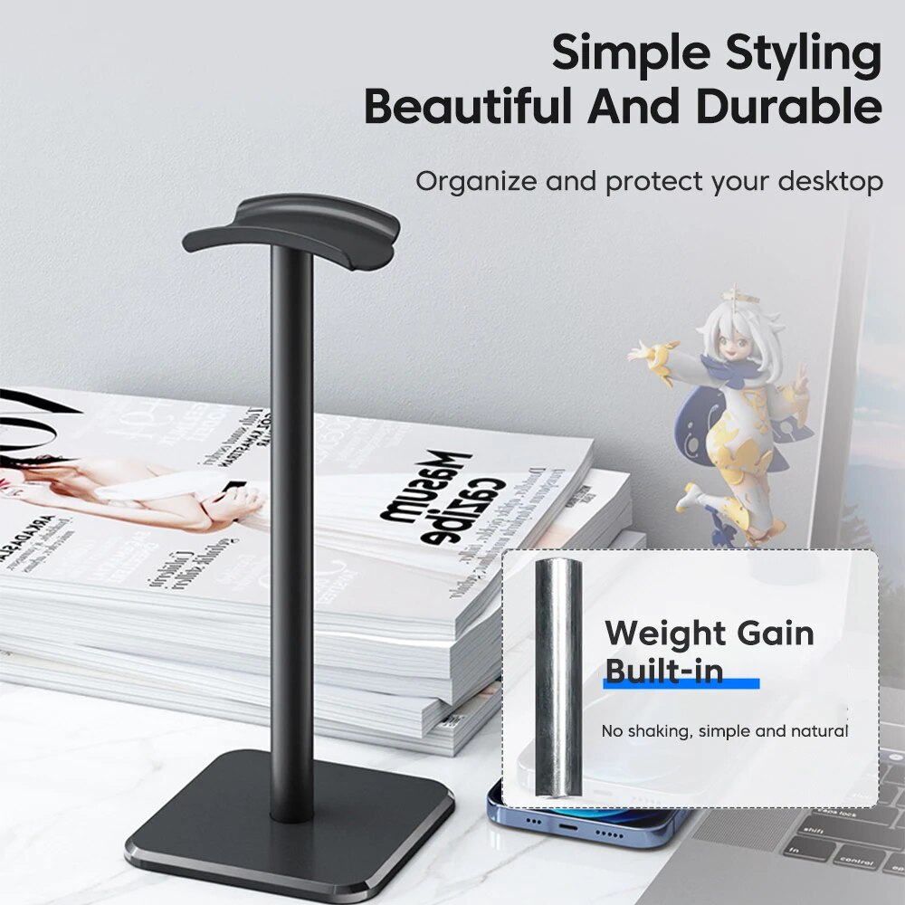 Universal Headphone Stand Alum - đánh giá và giá Headphone Hook Under
