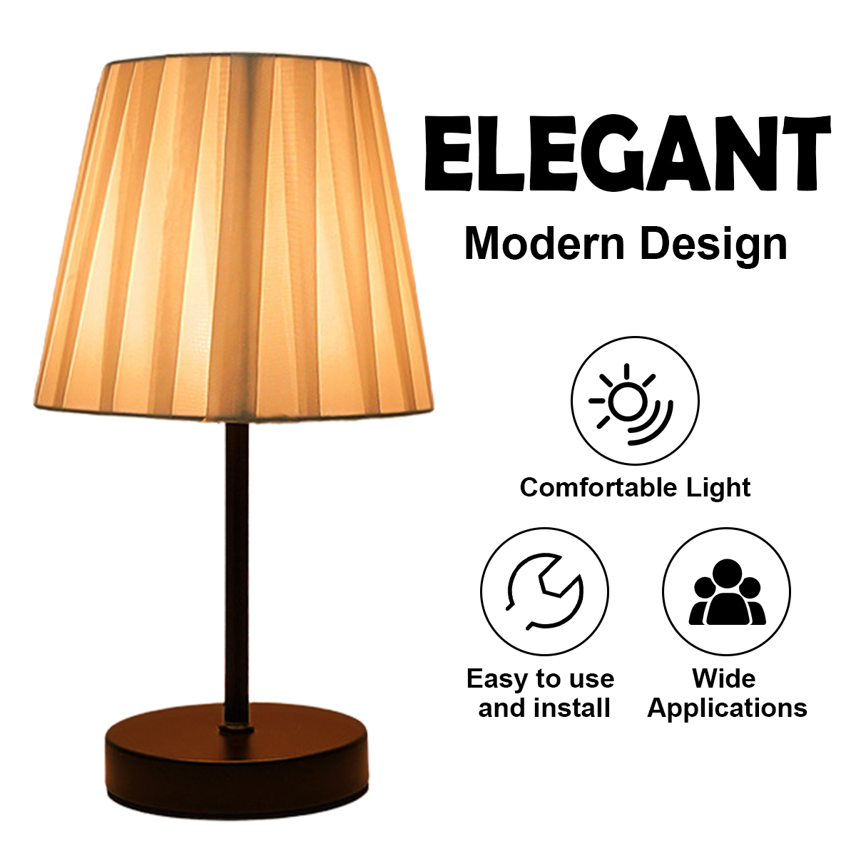 Led Bedside Lamp Night Light U - đánh giá và giá Desk Setup Dark