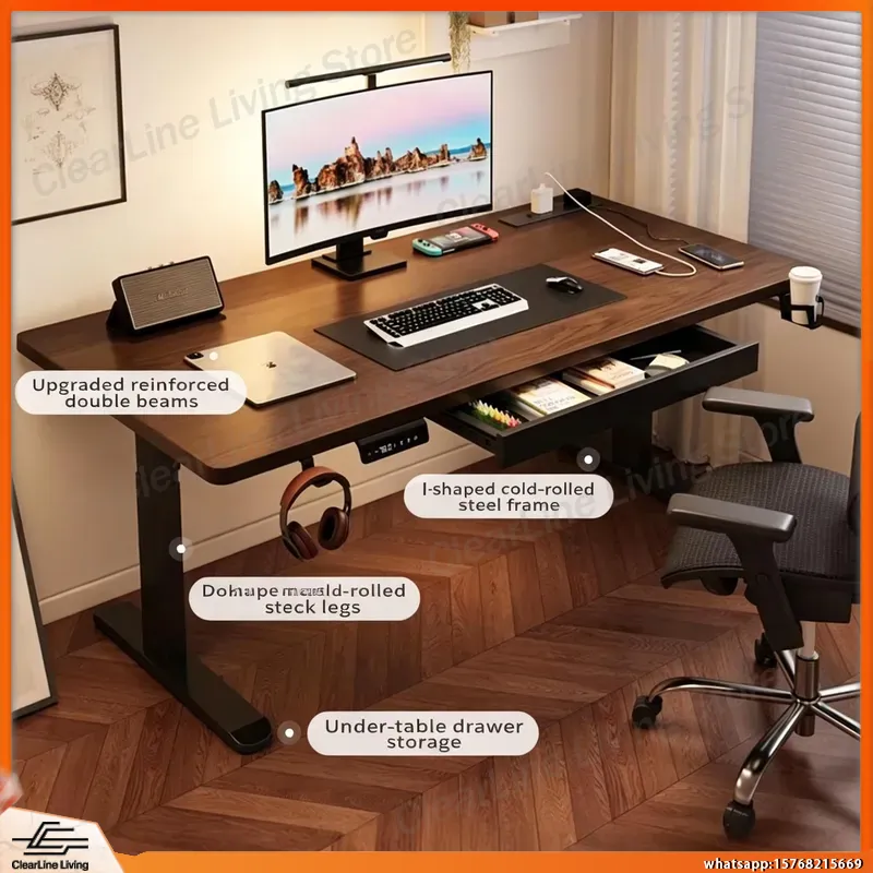 Electric Height Adjustable Gam - đánh giá và giá Desk Setup Height