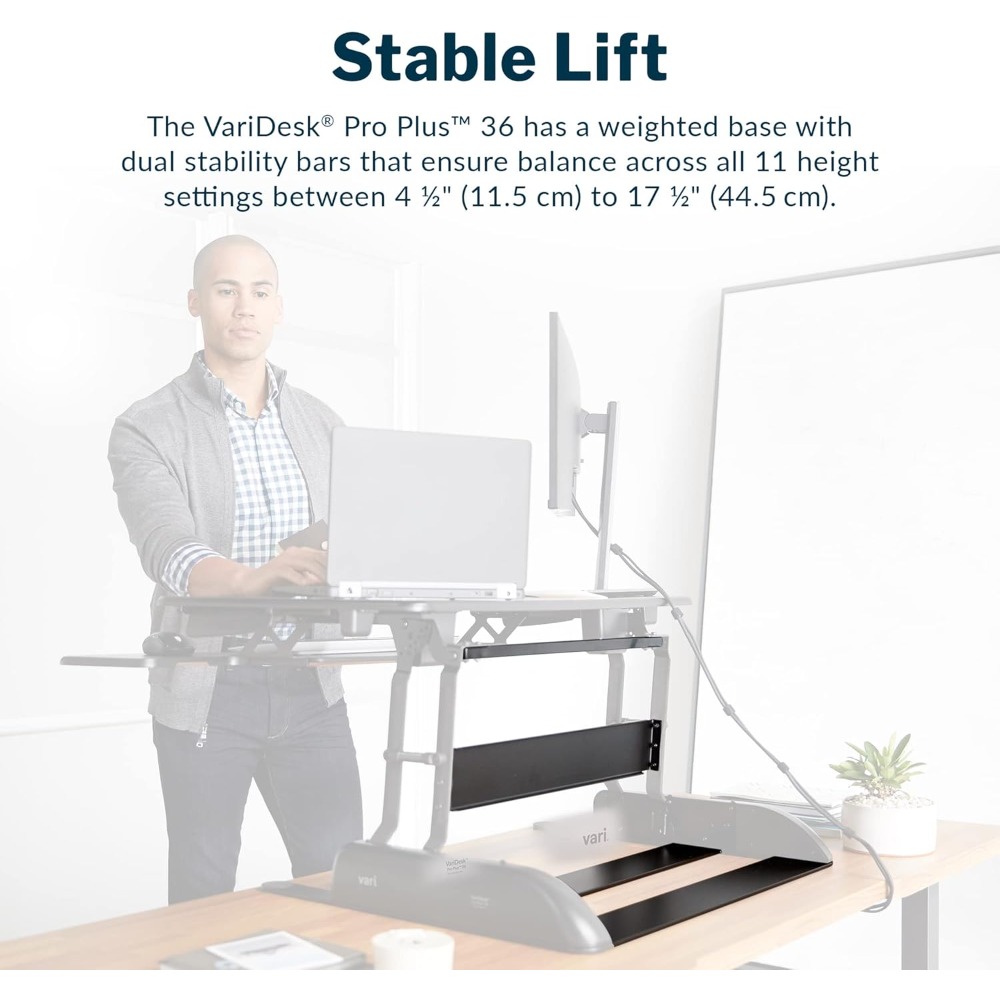 Desk Pro Plus 36, Dual Monitor - đánh giá và giá Desk Setup Height